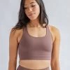 Girlfriend Collective Paloma Bra - Storm -Yogamatters 1002 Storm Paloma Front 2