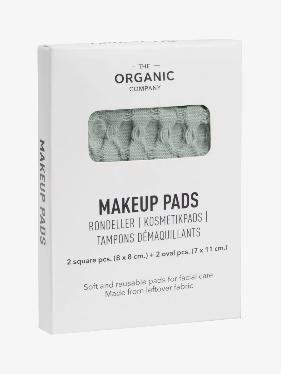 The Organic Company Big Waffle Makeup Pads - Set Of 4 - Dusty Mint 3 The Organic Company Big Waffle Makeup Pads - Set Of 4 - Dusty Mint