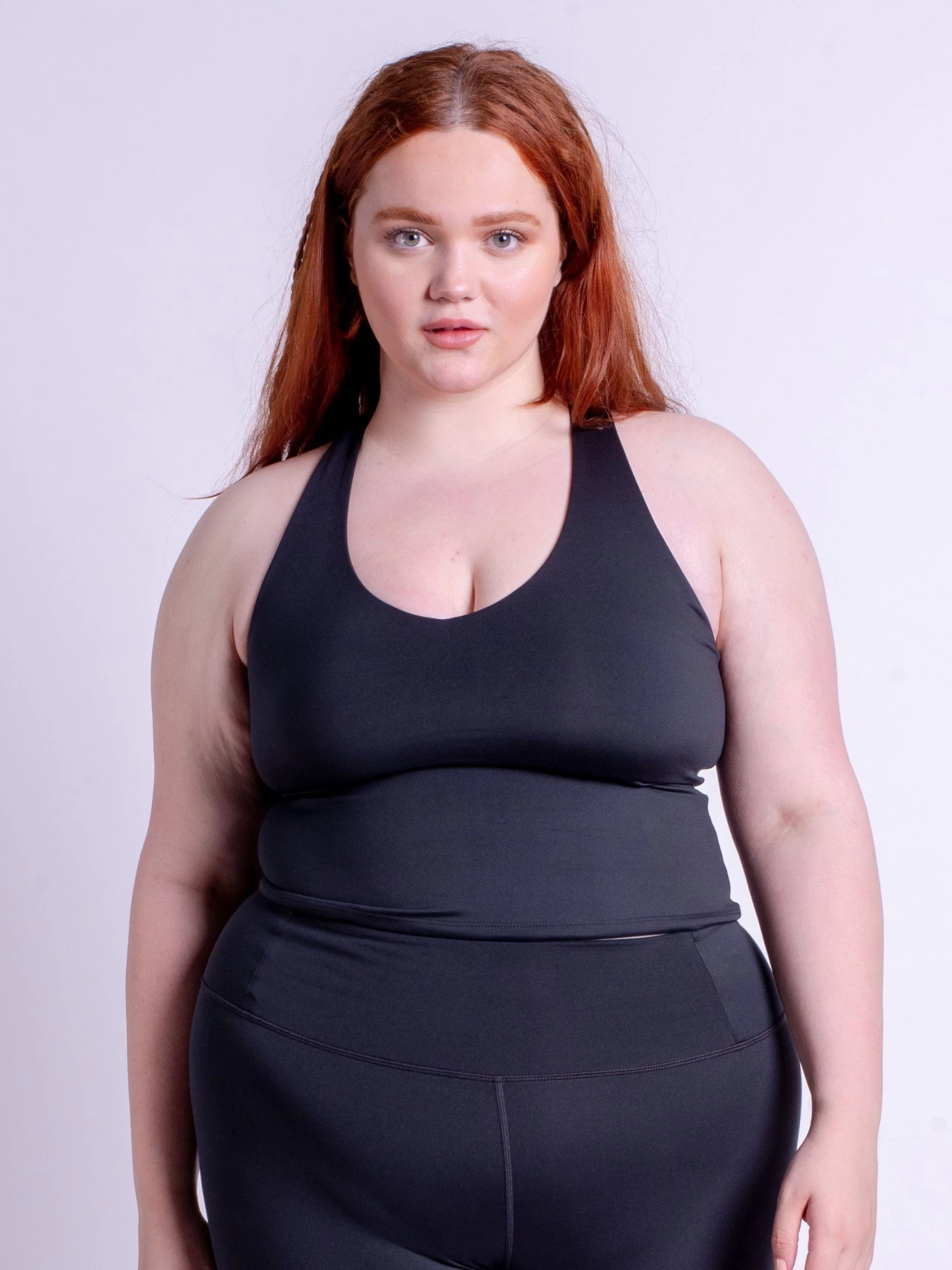 Girlfriend Collective Float Zoe Superstretch Tank - Black 3 Girlfriend Collective Float Zoe Superstretch Tank - Black