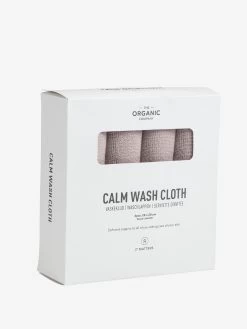 The Organic Company Calm Wash Cloths - Set Of 4 - Dusty Lavender