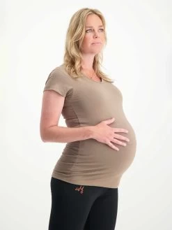 Miracle In The Making Happy Maternity Tee - Inca Cacao 13 Miracle In The Making Happy Maternity Tee - Inca Cacao -Yogamatters 1096061 47cde9498724b2