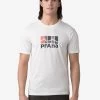 PrAna Mountain Light SS Tee - White 1 PrAna Mountain Light SS Tee - White -Yogamatters 1969931 WHITE ALT 1