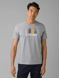 PrAna Pride Mountain Tee - Heather Grey