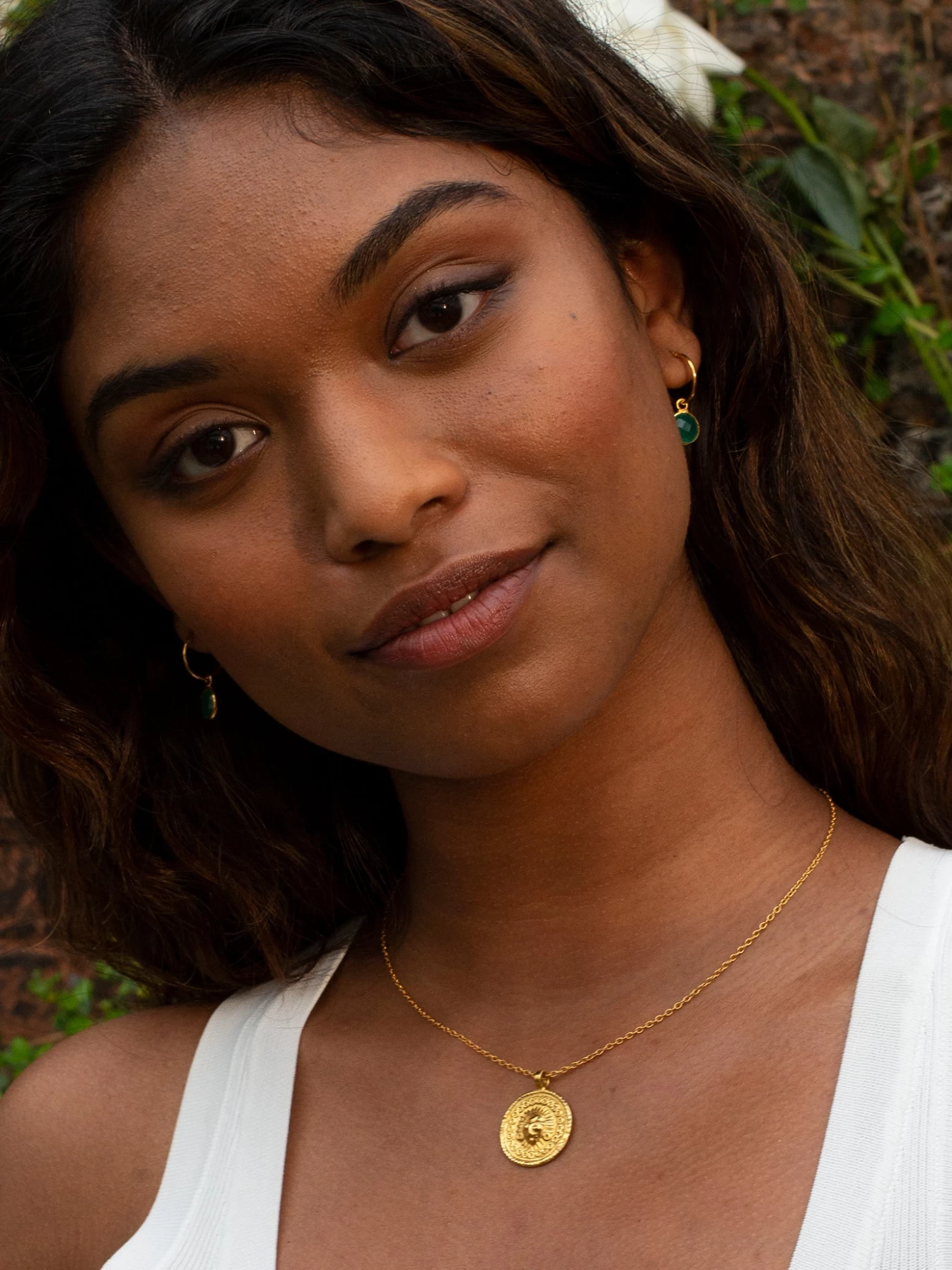 Goddess Charms Sun God Pendant Necklace - Gold 4 Goddess Charms Sun God Pendant Necklace - Gold - Image 2