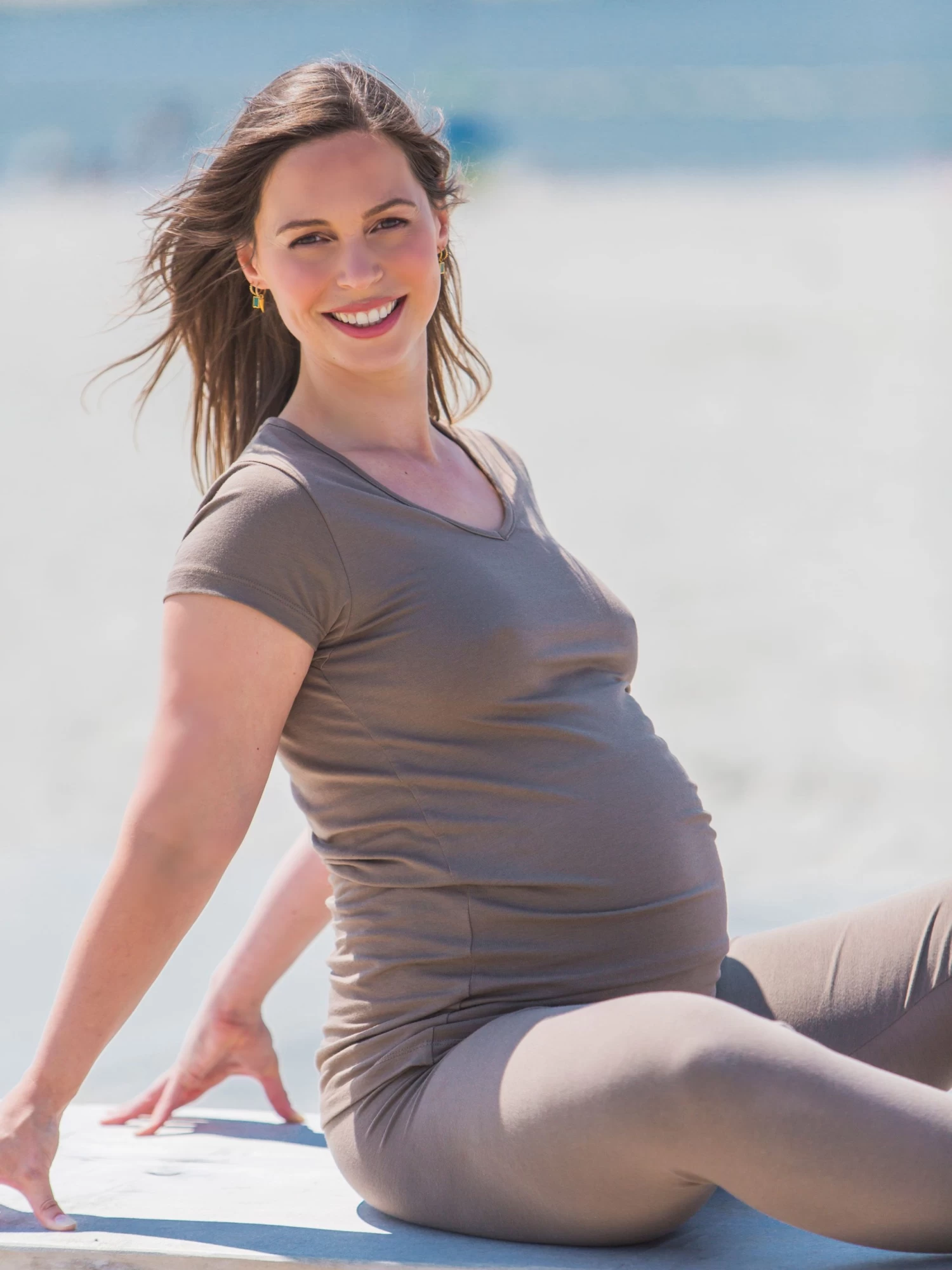 Miracle In The Making Happy Maternity Tee - Inca Cacao 4 Miracle In The Making Happy Maternity Tee - Inca Cacao - Image 2