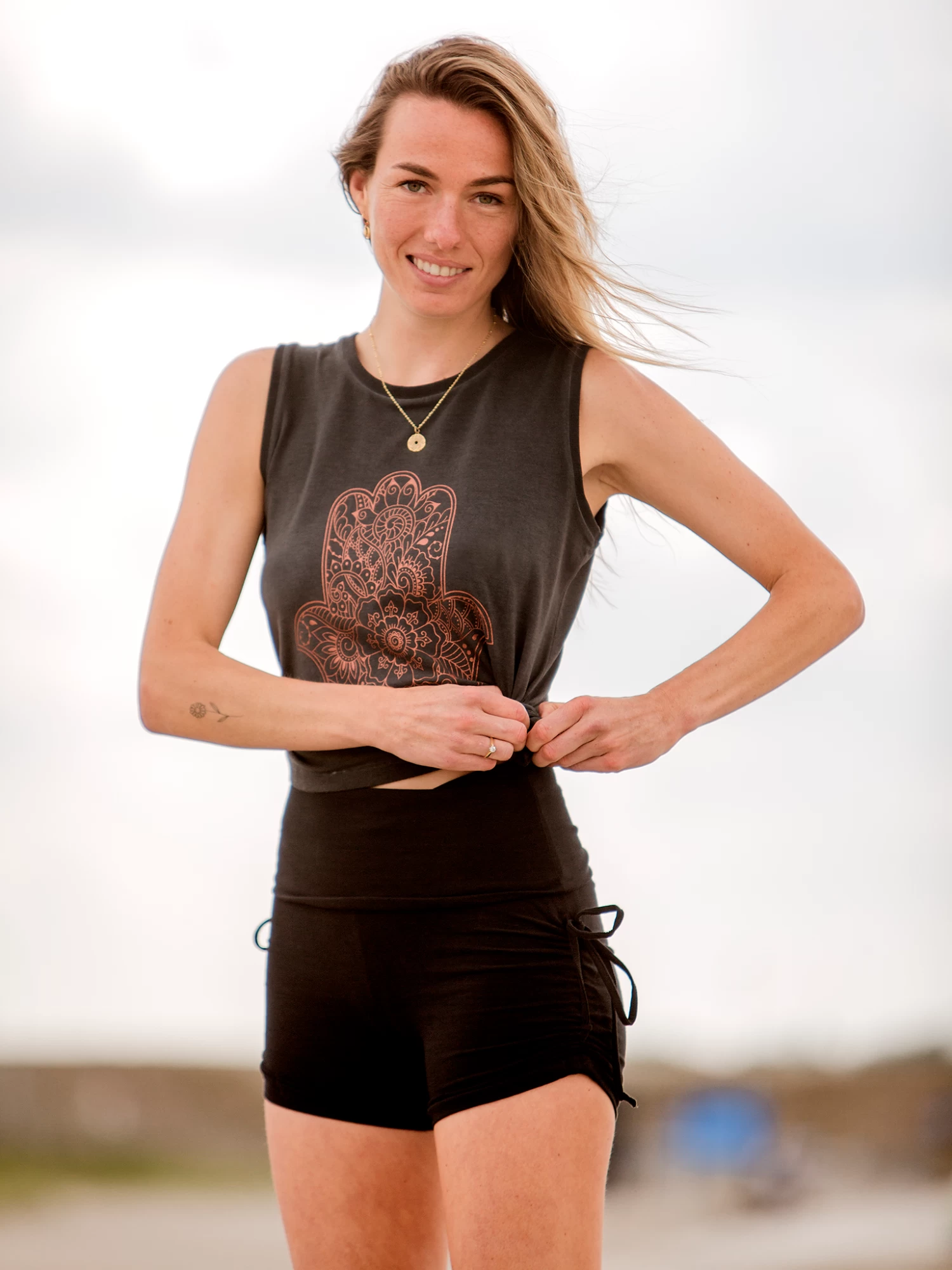 Urban Goddess Deva Shorts - Urban Black 4 Urban Goddess Deva Shorts - Urban Black - Image 2