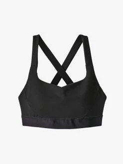 Patagonia Switchback Sports Bra - Black -Yogamatters 32095 blk