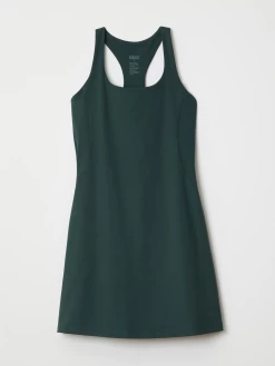 Girlfriend Collective Paloma Dress -Yogamatters 6062 PALOMA DRESS MOSS 1623