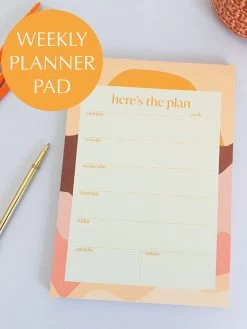 Once Upon A Tuesday A5 Weekly Planner Pad - Sunrise