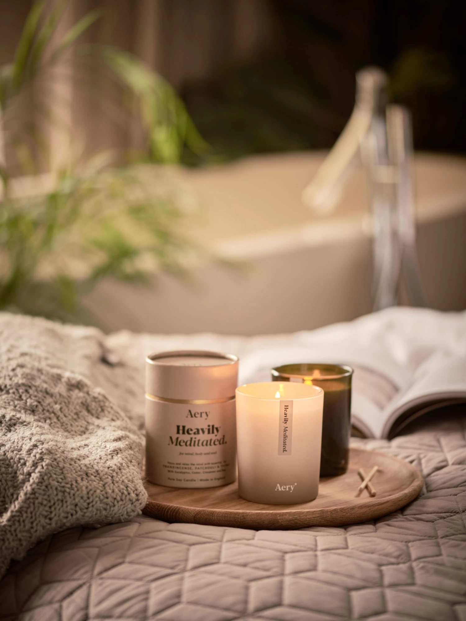 Aery Aromatherapy Candle - Heavily Meditated 4 Aery Aromatherapy Candle - Heavily Meditated - Image 2