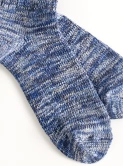 Thunders Love Blend Collection Men's Recycled Cotton Socks - Blue 7 Thunders Love Blend Collection Men's Recycled Cotton Socks - Blue -Yogamatters BLENDBLUESOCKS2