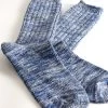 Thunders Love Blend Collection Men's Recycled Cotton Socks - Blue -Yogamatters BLENDBLUESOCKS5