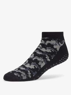 Base 33 Low Rise Grip Socks - Black Shadow