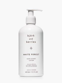 Bjork & Berries Hand & Body Lotion - White Forest