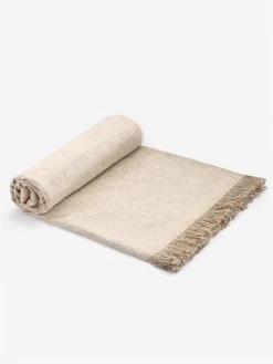 Yogamatters Hemp & Organic Cotton Yoga Blanket - Natural -Yogamatters Blankets hemp 4