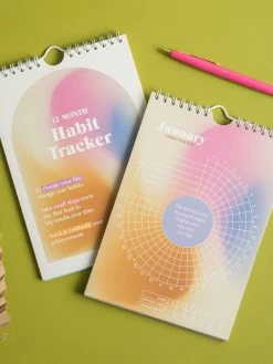 Once Upon A Tuesday Daily Habit Tracker 12-month - Gradients