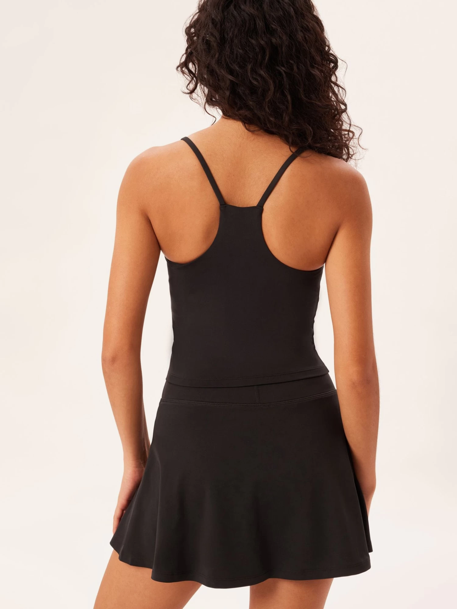 Girlfriend Collective Float Willa Strappy Tank - Black 5 Girlfriend Collective Float Willa Strappy Tank - Black - Image 3