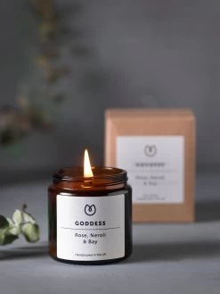 Yogamatters Goddess Soy Wax Candle - Rose, Neroli + Bay