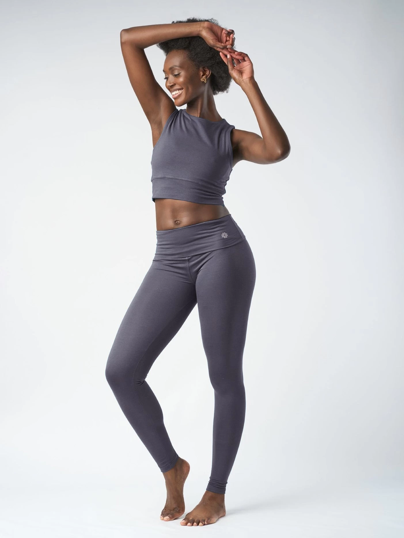 Gossypium Fold Yoga Leggings 3 Gossypium Fold Yoga Leggings