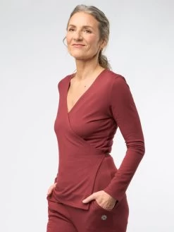 Gossypium Harmony Wrap Top 19 Gossypium Harmony Wrap Top -Yogamatters Gossypium Women s 11 2021 Erica5192 TOP