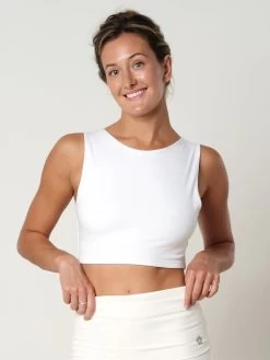 Gossypium Evolve Cropped Yoga Vest -Yogamatters GossypiumAugustTopCrop20201404 b7ade39b 24c0 4e31 8fbc f33c119e2290