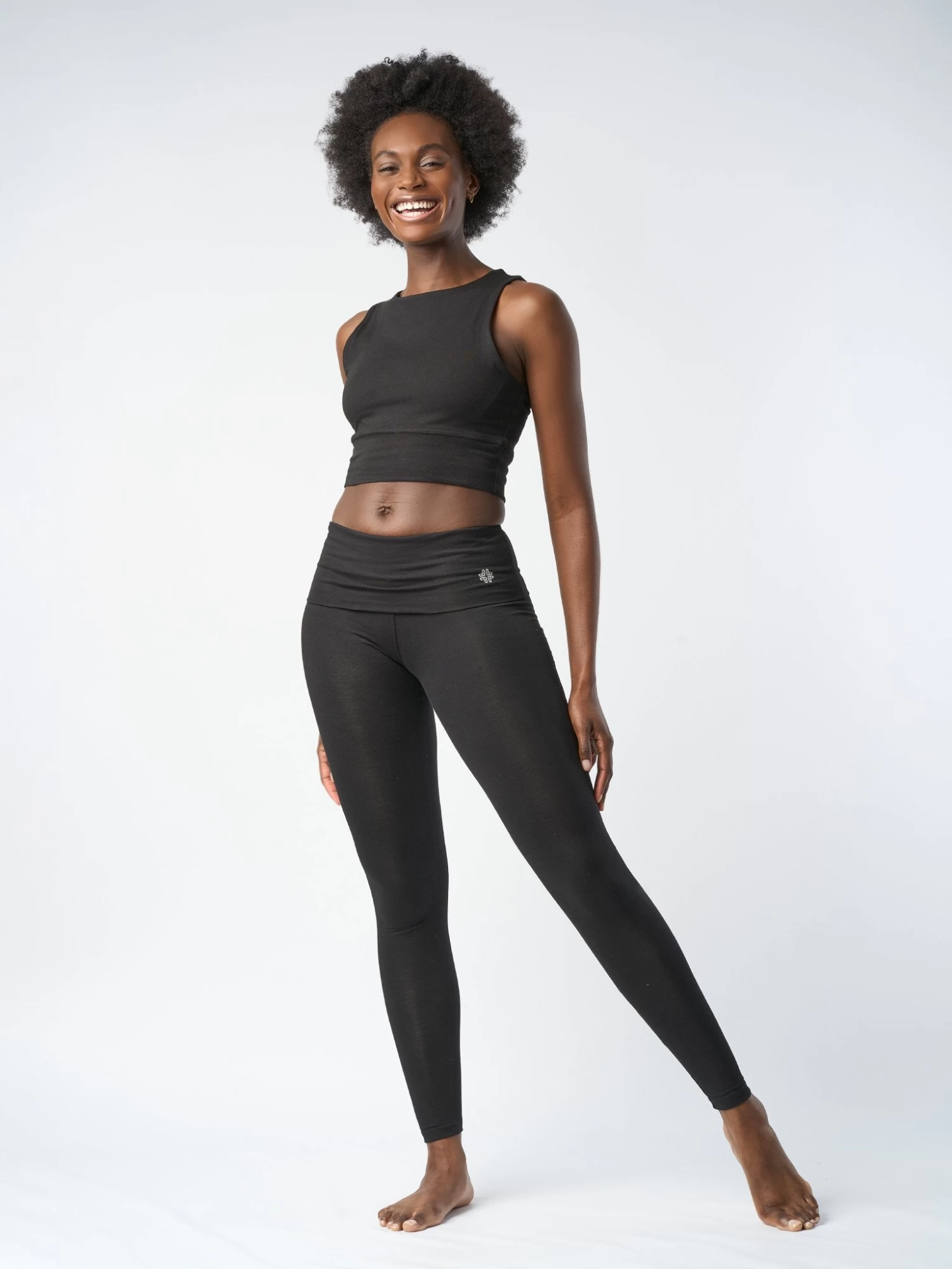 Gossypium Fold Yoga Leggings 8 Gossypium Fold Yoga Leggings - Image 6