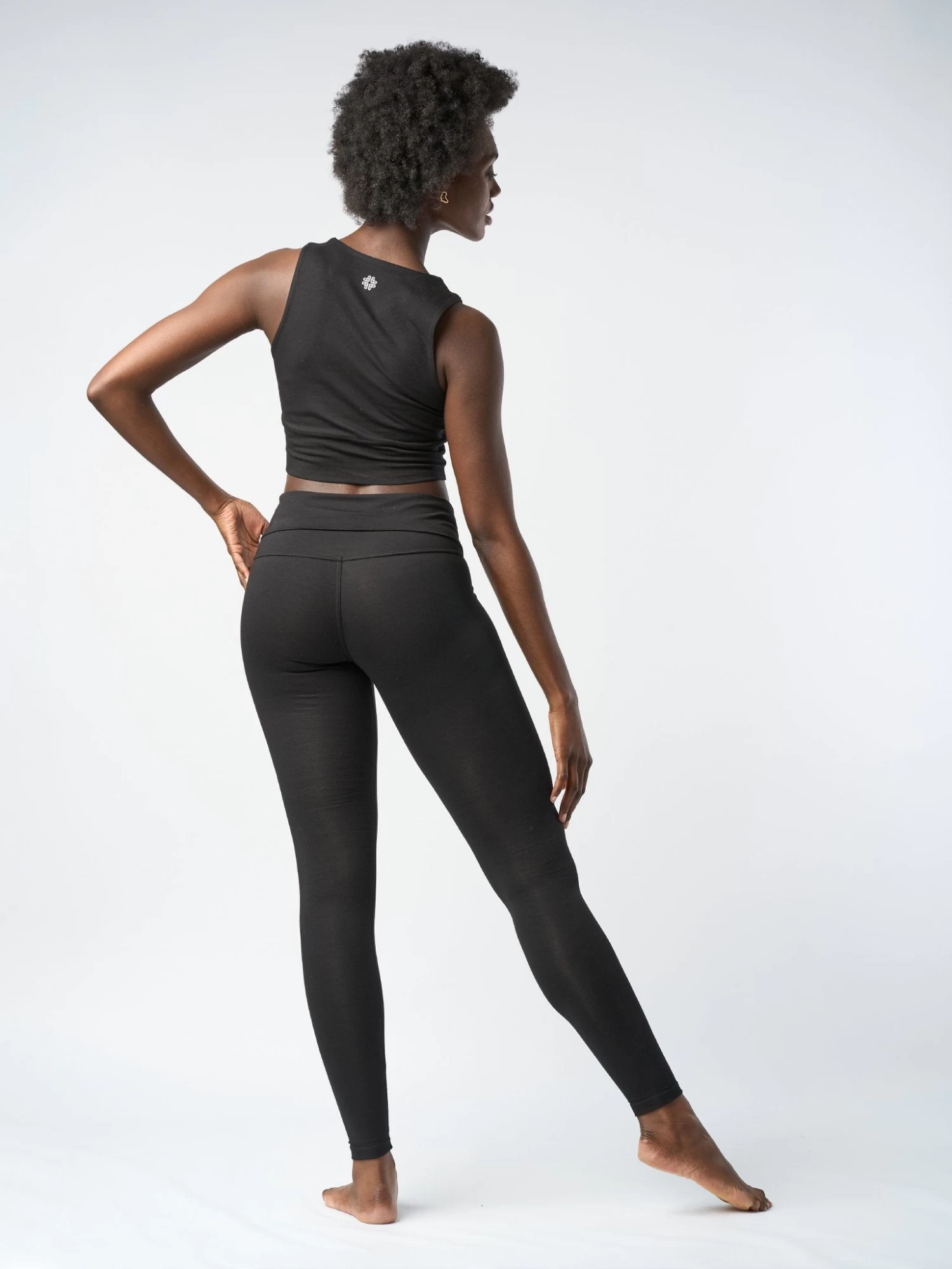 Gossypium Fold Yoga Leggings 9 Gossypium Fold Yoga Leggings - Image 7