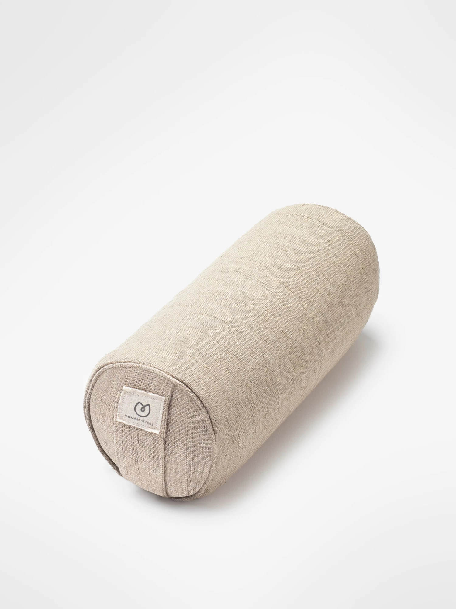 Yogamatters Hemp Mini Buckwheat Bolster - Natural 3 Yogamatters Hemp Mini Buckwheat Bolster - Natural
