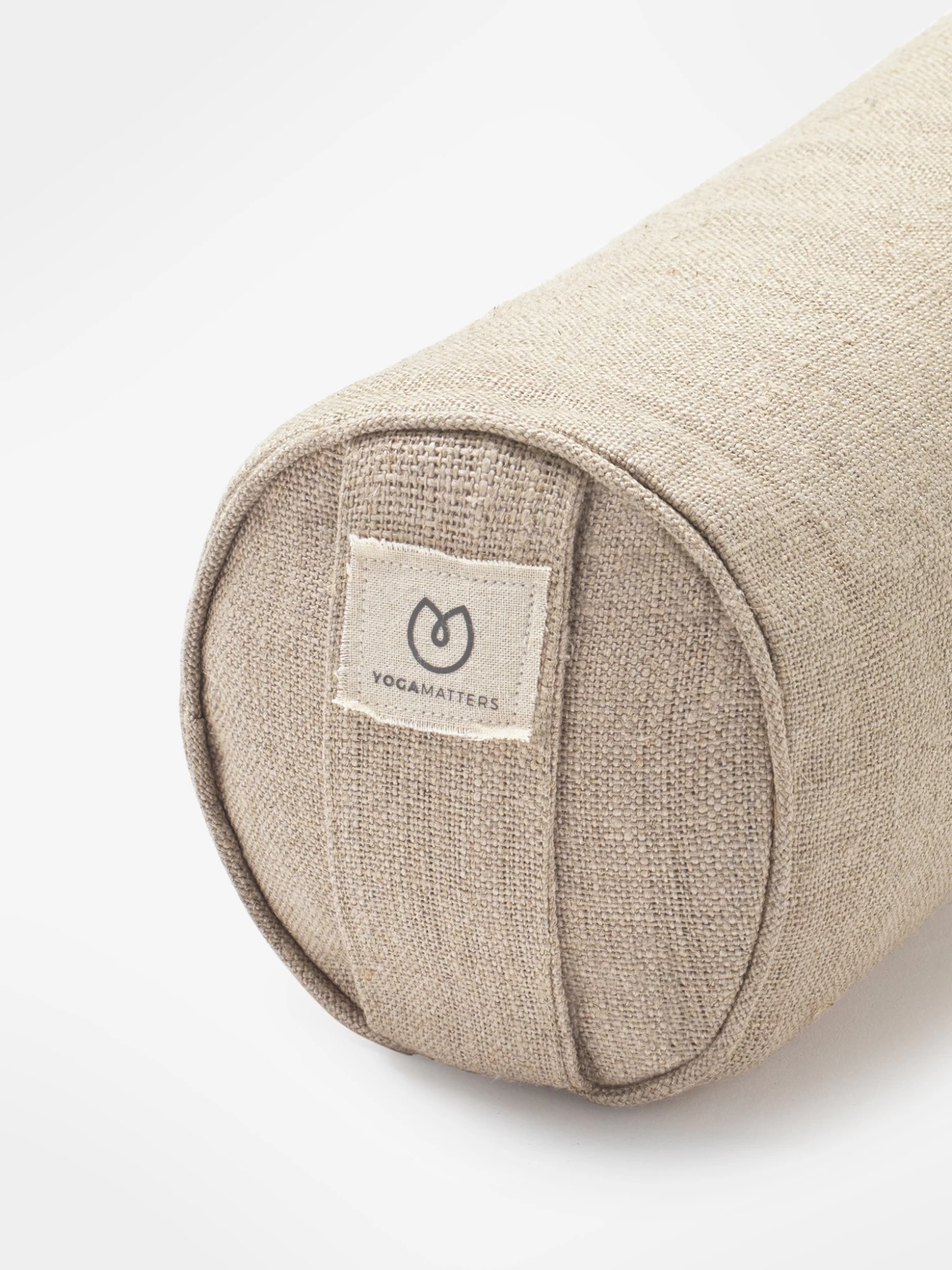 Yogamatters Hemp Mini Buckwheat Bolster - Natural 9 Yogamatters Hemp Mini Buckwheat Bolster - Natural - Image 7