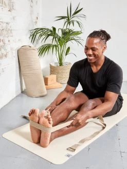 Yogamatters Hemp Yoga Belt - Natural -Yogamatters Hemp Yoga Belt 03