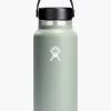 Hydro Flask 946ml (32oz) Wide Mouth With Flex Cap 2.0 - Agave -Yogamatters Hydro Flask 946ml 32oz Wide Mouth with Flex Cap 2.0 Agave