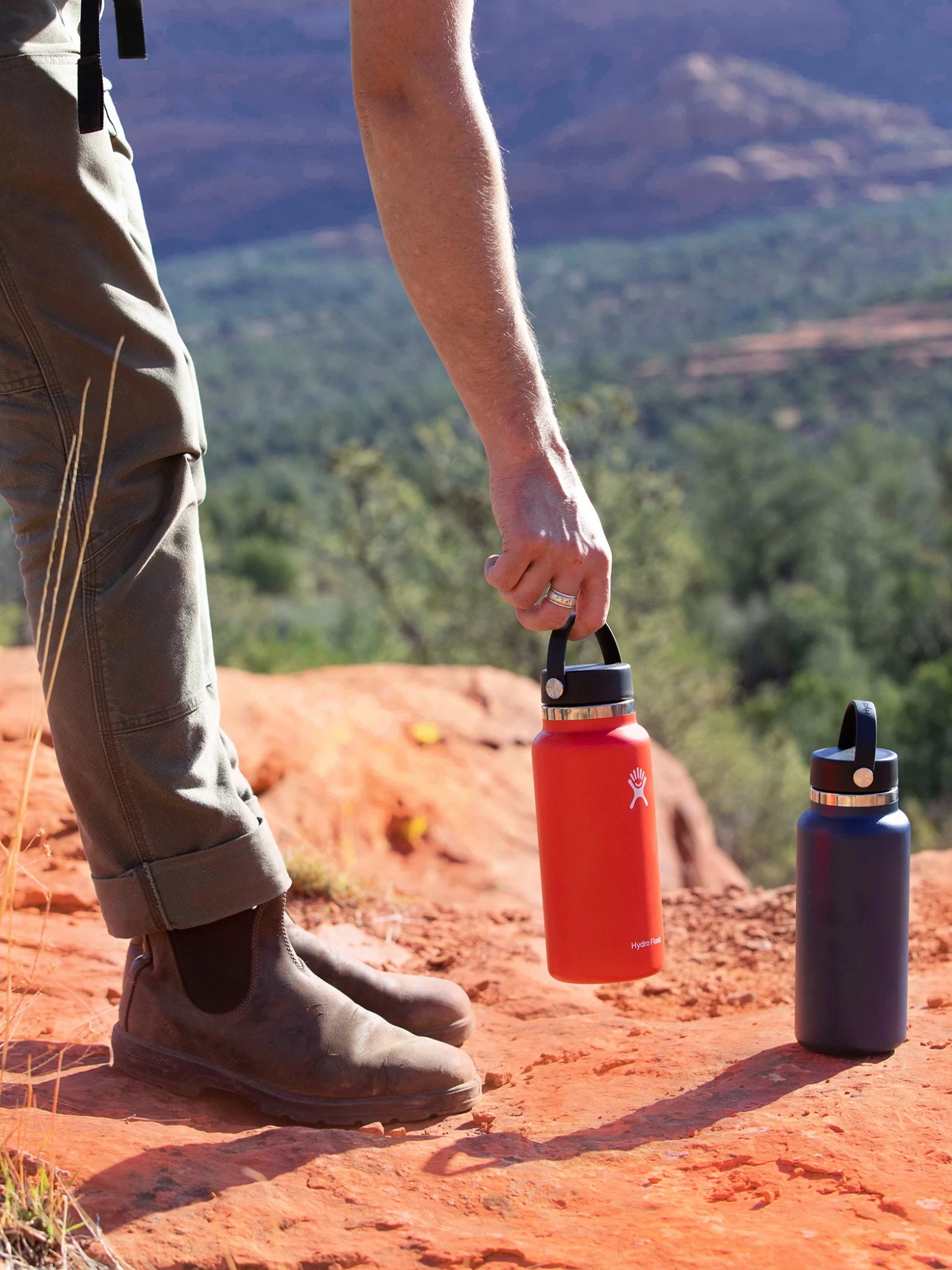 Hydro Flask 946ml (32oz) Wide Mouth With Flex Cap 2.0 - Agave 4 Hydro Flask 946ml (32oz) Wide Mouth With Flex Cap 2.0 - Agave - Image 2