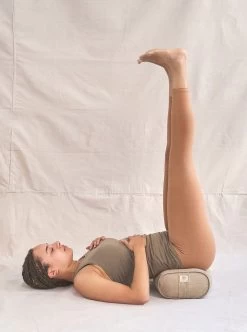 Yogamatters Hemp Small Rectangular Buckwheat Bolster - Natural -Yogamatters IHAyANic