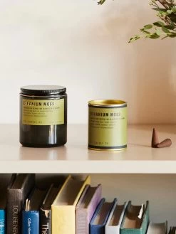 P.F. Candle Co Alchemy Incense Cones - Geranium Moss -Yogamatters IN GERANIUMMOSS 2