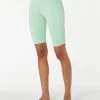 Frost Body Jade Om Cycling Short Reflective Tape - Mint 2 Frost Body Jade Om Cycling Short Reflective Tape - Mint -Yogamatters JADE OM SHORTS 1