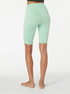 Frost Body Jade Om Cycling Short Reflective Tape - Mint -Yogamatters JADE OM SHORTS 2