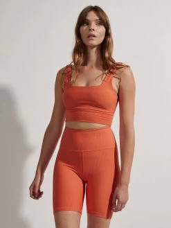 Varley Let's Move Rib Short - Orange Rust -Yogamatters LETSMOVERIBSHORT7 VAR01354 ORANGERUST 5 1024x.progressive 22656cef 2cc6 4432 b4a0 23b25e076577