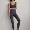 Varley Let's Go Running Legging - Ebony Blue Cheetah
