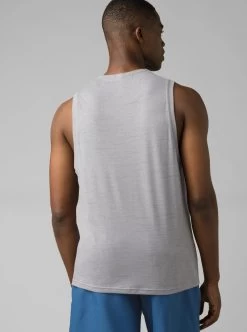 PrAna Prospect Heights Tank - Grey -Yogamatters M13202578 GREY ALT 2