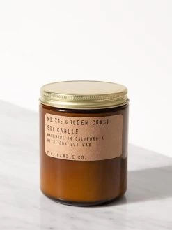 P.F. Candle Co 7.2oz Soy Candle - Golden Coast -Yogamatters MC21 Golden Coast