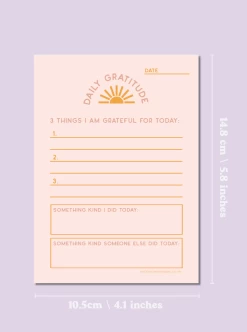 Once Upon A Tuesday A6 Daily Gratitude Pad -Yogamatters MEASUREMENT TUE DG PAD A6 2015x2015 879a6ff1 b694 42cd 815c ecc286ff1a1b