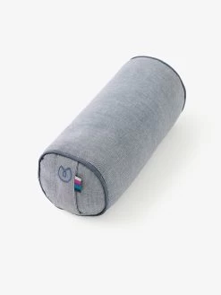 Yogamatters Organic Cotton Chambray Mini Buckwheat Bolster -Yogamatters MiniBuckwheatBolster SlateBlue 87f3bf3a 77c8 405d a3da 5d3710bab6ea