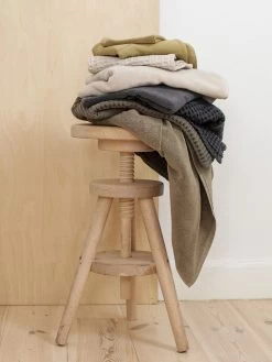 The Organic Company Calm Wash Cloths - Set Of 4 - Earth Color Mix -Yogamatters Mixed Towels Earth Lifestyle 01