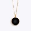 Wanderlust Life Porthole Necklace - Black Onyx