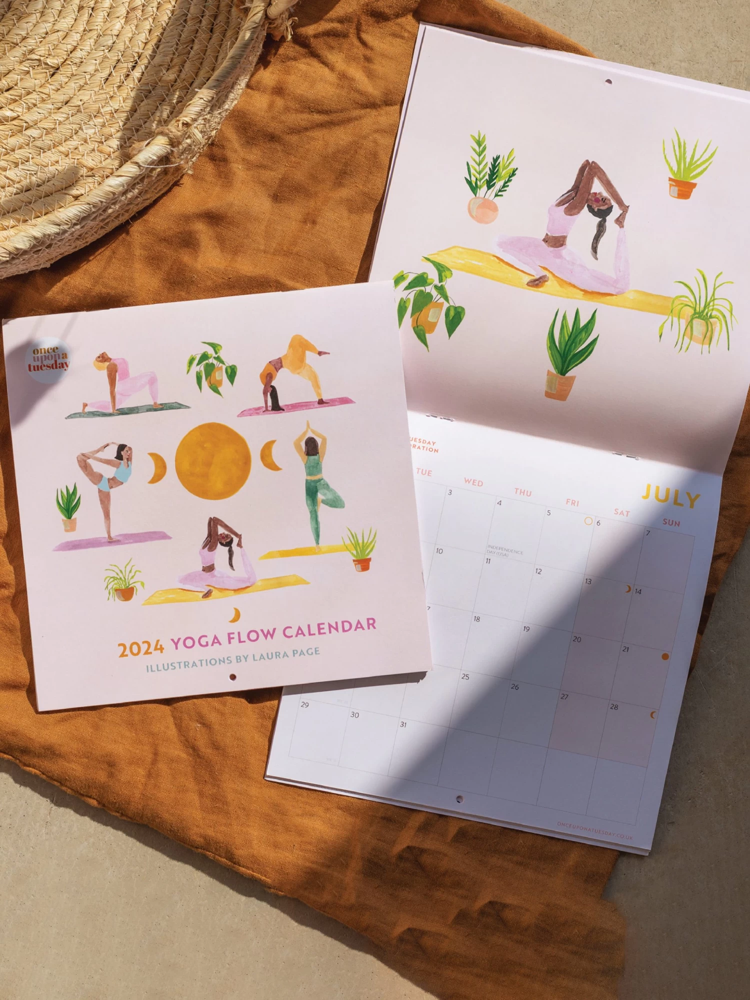 Once Upon A Tuesday 2024 Laura Page Calendar - Yoga Flow 4 Once Upon A Tuesday 2024 Laura Page Calendar - Yoga Flow - Image 2