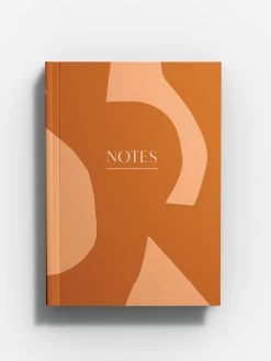 Once Upon A Tuesday A5 Lay Flat Notebook - Earthy Paper Shapes