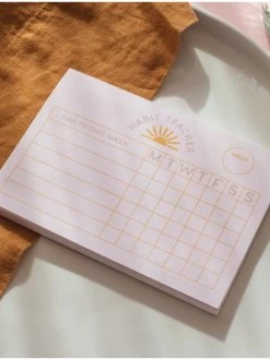 Once Upon A Tuesday A6 Weekly Habit Tracker Pad