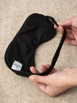 Yogamatters Organic Cotton Herringbone Eye Mask -Yogamatters OrganicCottonHerringboneEyeMaskStrapbottom