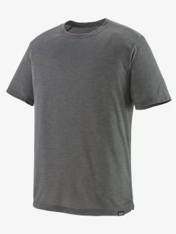 Patagonia Cap Cool Trail Shirt - Forge Grey -Yogamatters Patagonia Cap Cool Trail Shirt forge grey