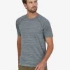 Patagonia Ridge Flow Shirt - Plume Grey -Yogamatters Patagonia Ridge Flow Shirt Plume Grey 4